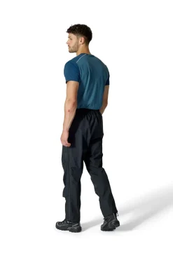 Rab Waterproof Trousers-Mens Downpour Mountain Pants - Black