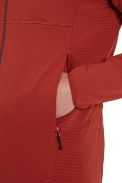 Rab Fleece & Mid Layer-Mens Evolute Hoody - Tuscan Red