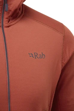 Rab Fleece & Mid Layer-Mens Evolute Hoody - Tuscan Red