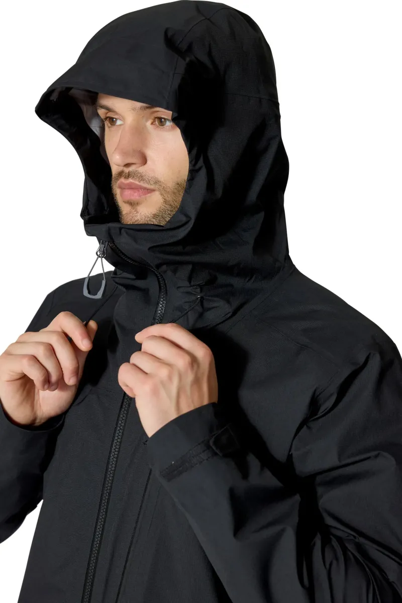 Rab Waterproof Jackets-Mens Firewall Alpine Jacket - Black