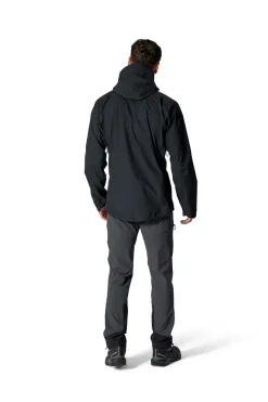 Rab Waterproof Jackets-Mens Firewall Alpine Jacket - Black