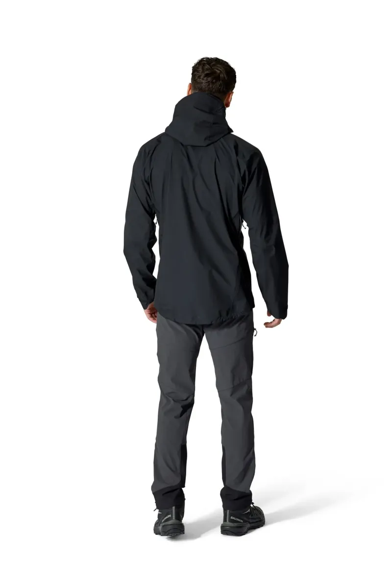 Rab Waterproof Jackets-Mens Firewall Alpine Jacket - Black