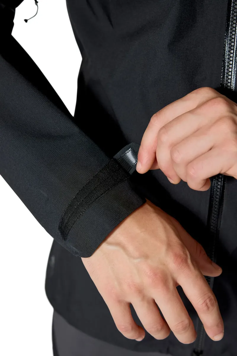 Rab Waterproof Jackets-Mens Firewall Alpine Jacket - Black