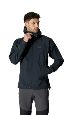 Rab Waterproof Jackets-Mens Firewall Jacket - Black