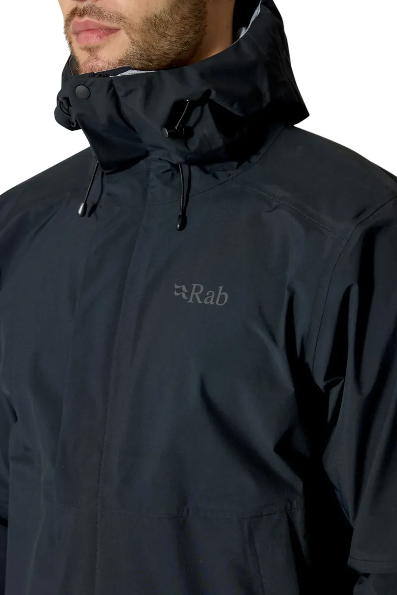 Rab Waterproof Jackets-Mens Firewall Jacket - Black