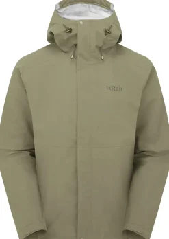 Rab Waterproof Jackets-Mens Firewall Jacket - Light Khaki