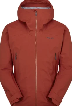 Rab Waterproof Jackets-Mens Firewall Light Jacket - Tuscan Red