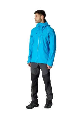 Rab Waterproof Jackets-Mens Firewall Mountain Jacket - Maya Blue