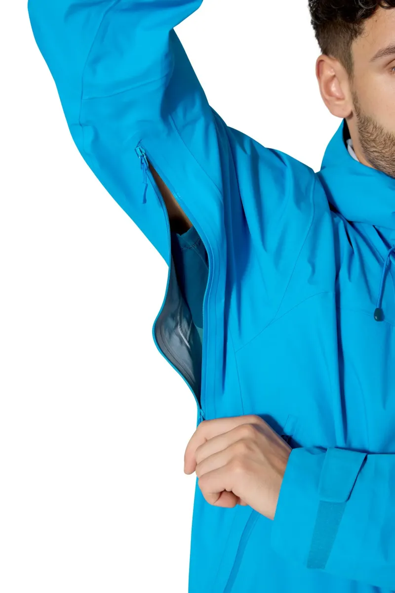 Rab Waterproof Jackets-Mens Firewall Mountain Jacket - Maya Blue