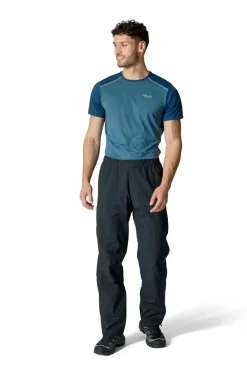 Rab Waterproof Trousers-Mens Firewall Mountain Pants - Black