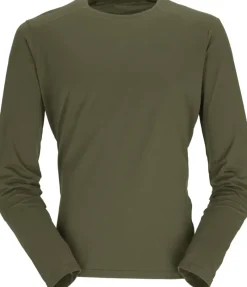 Rab T-Shirts & Baselayers-Mens Force Long Sleeved Tee - Olive-Olive