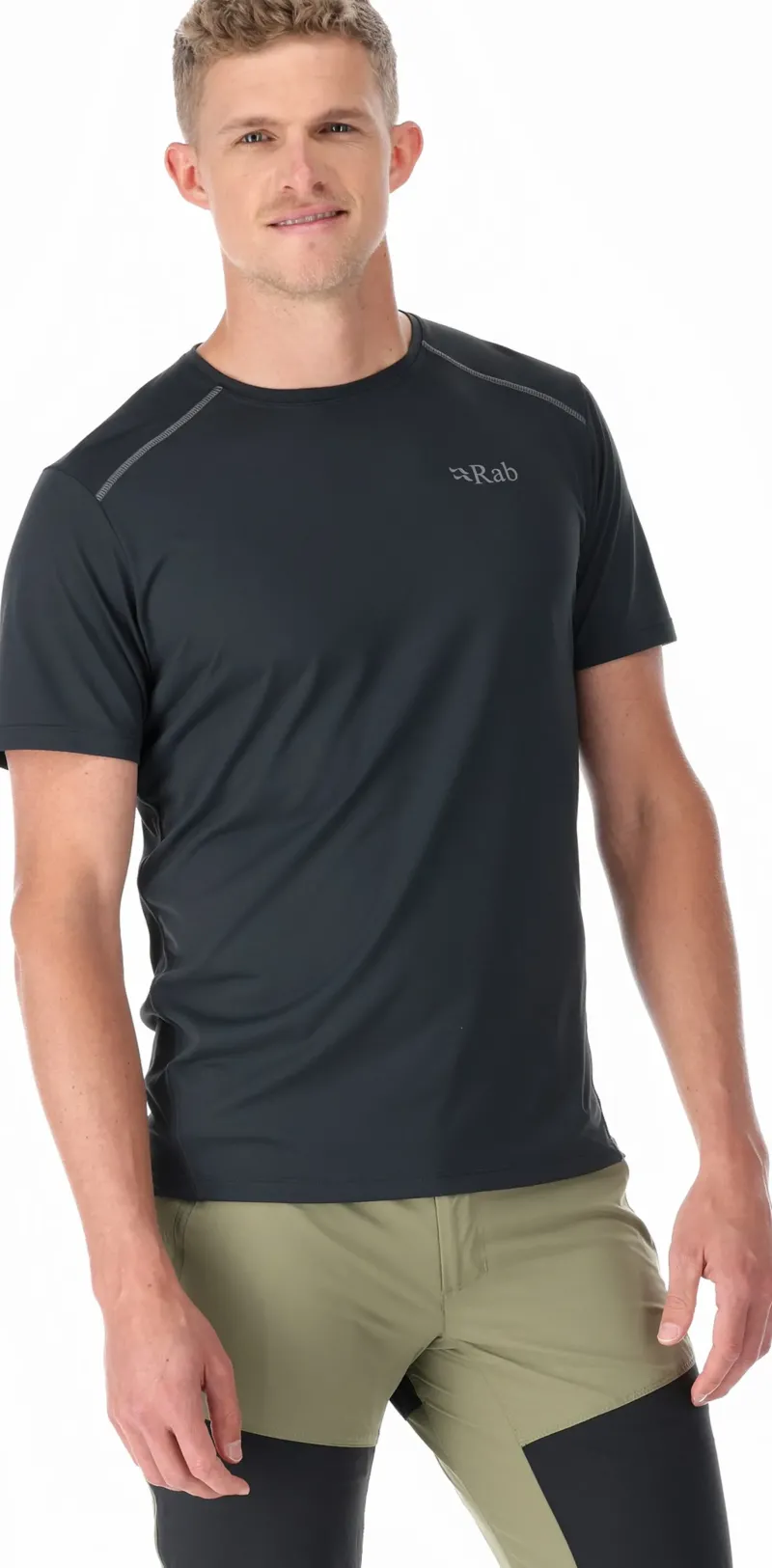 Rab T-Shirts & Baselayers-Mens Force Short Sleeved Tee - Beluga