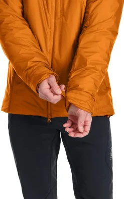 Rab Insulated Jackets-Mens Generator Alpine Jacket - Marmalade