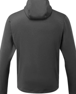 Rab Fleece & Mid Layer-Mens Geon Hoody - Black - Steel Marl