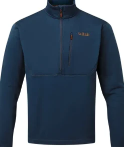 Rab Fleece & Mid Layer-Mens Geon Pull-On - Deep Ink-Ink Marl