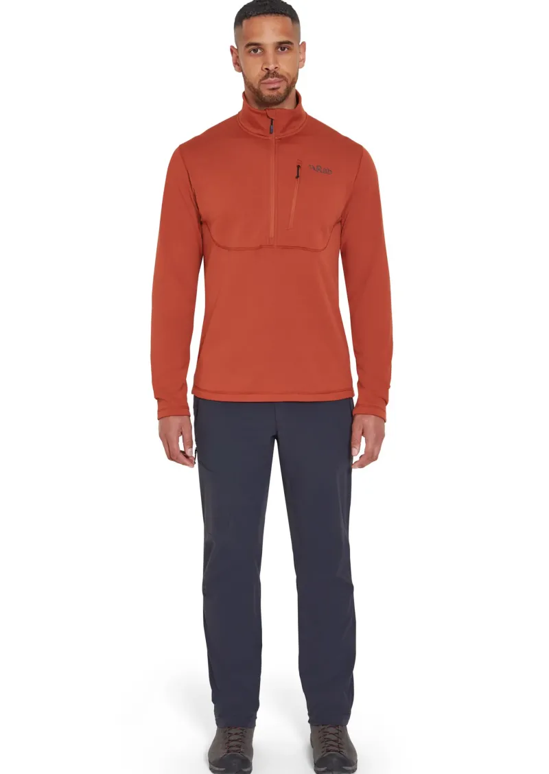 Rab Fleece & Mid Layer-Mens Geon Pull-On - Tuscan Red