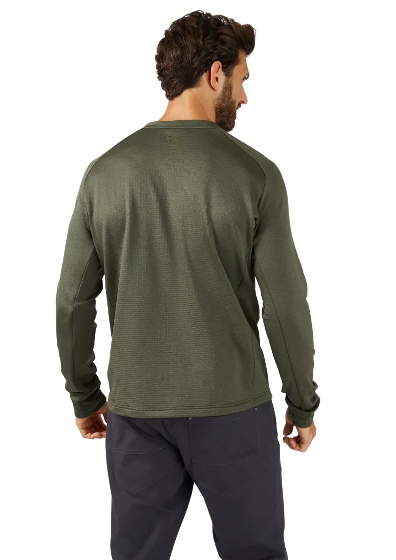 Rab Fleece & Mid Layer-Mens Graviton Crew - Army