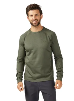Rab Fleece & Mid Layer-Mens Graviton Crew - Army