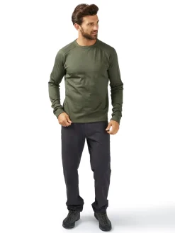 Rab Fleece & Mid Layer-Mens Graviton Crew - Army