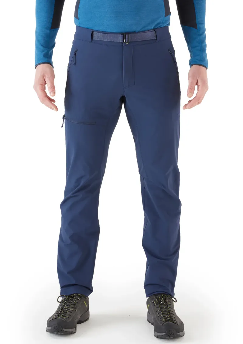 Rab Trousers & Leg Wear-Mens Incline AS Softshell Pants - Deep Ink