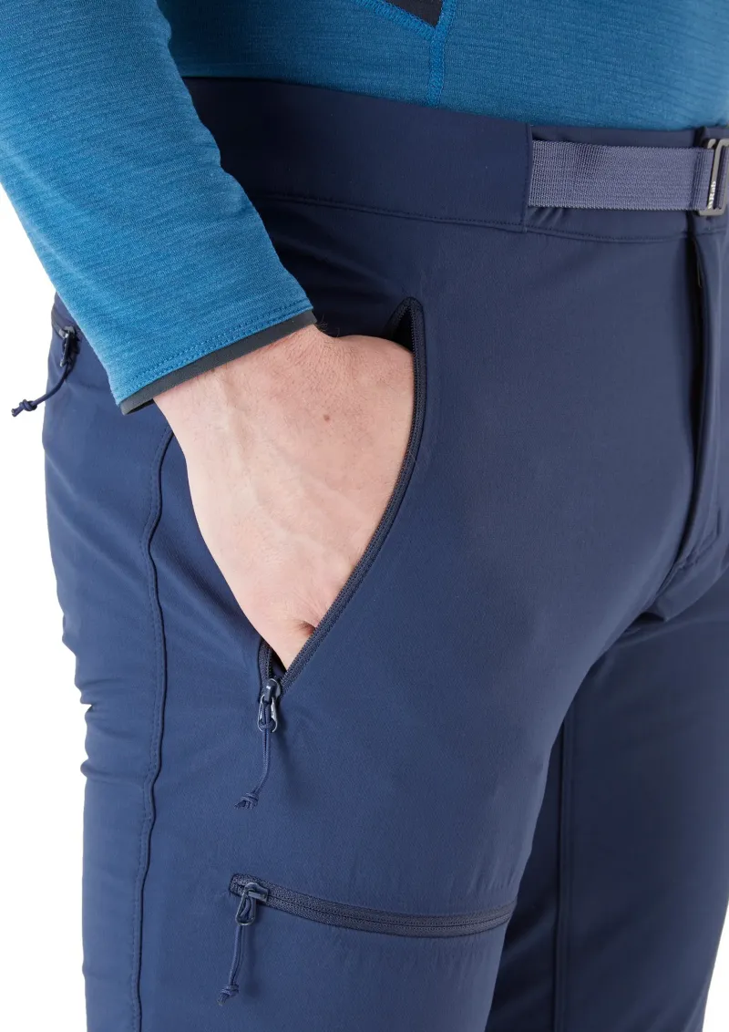 Rab Trousers & Leg Wear-Mens Incline AS Softshell Pants - Deep Ink