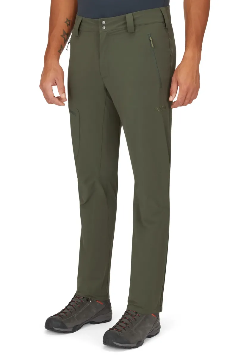 Rab Trousers & Leg Wear-Mens Incline Pants - Army-Light Khaki