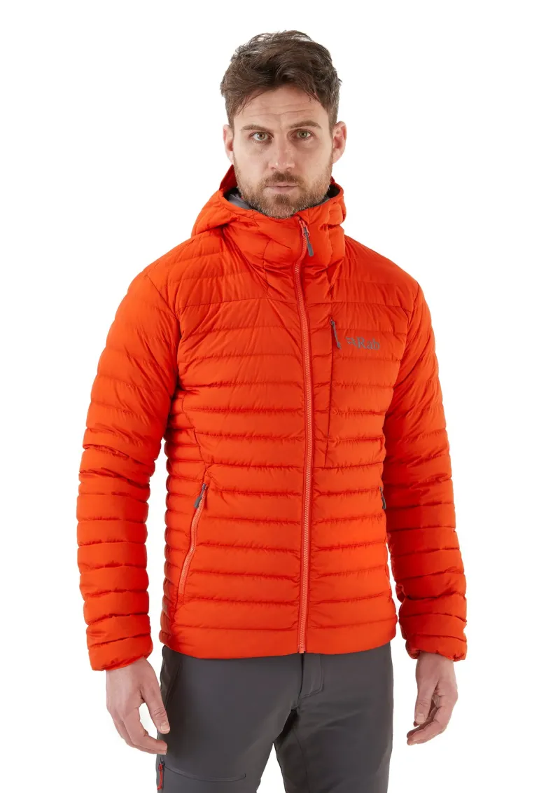 Rab Insulated Jackets-Mens Infinity Microlight Jacket - Firecracker