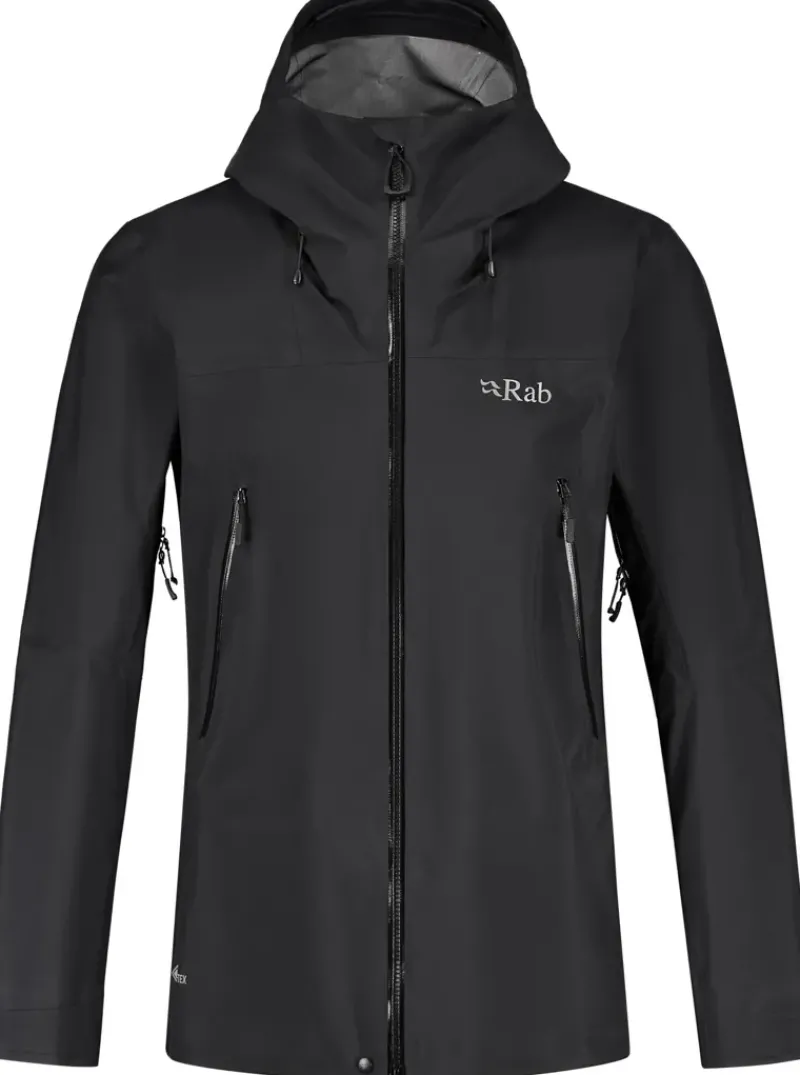 Rab Waterproof Jackets-Mens Kangri GTX Jacket - Black