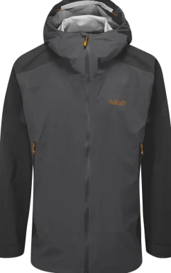 Rab Softshell Jackets-Mens Kinetic Alpine 2.0 Jacket - Anthracite