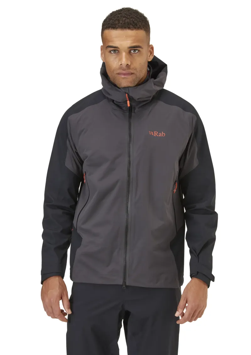 Rab Softshell Jackets-Mens Kinetic Alpine 2.0 Jacket - Anthracite