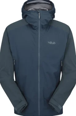 Rab Softshell Jackets-Mens Kinetic Alpine 2.0 Jacket - Orion Blue-Blue Night