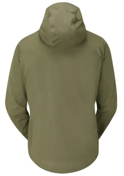 Rab Waterproof Jackets-Mens Kinetic 2.0 Jacket - Light Khaki