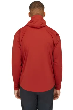 Rab Waterproof Jackets-Mens Kinetic 2.0 Jacket - Tuscan Red