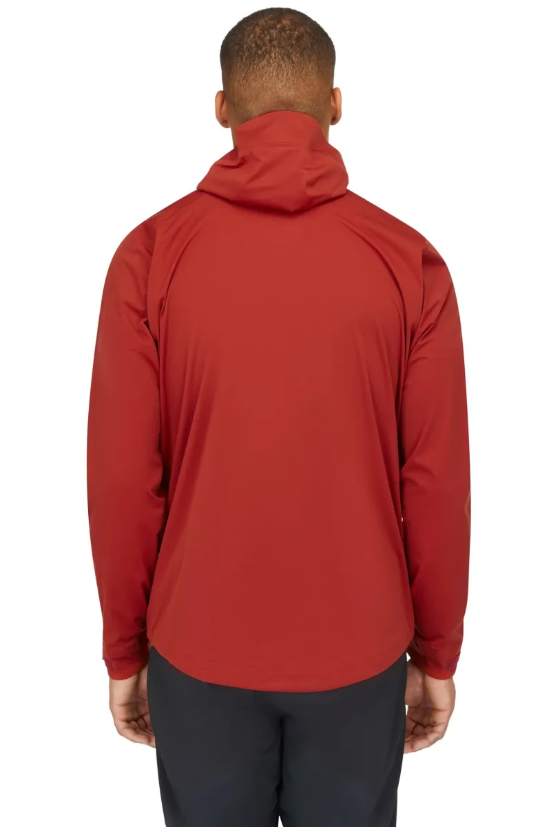 Rab Waterproof Jackets-Mens Kinetic 2.0 Jacket - Tuscan Red
