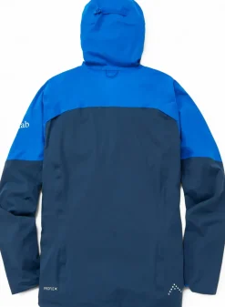 Rab Waterproof Jackets-Mens Kinetic Ultra Jacket - Maya Blue-Tempest Blue