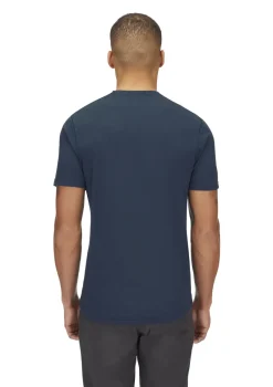 Rab T-Shirts & Baselayers-Mens Mantle Outline Tee - Tempest Blue