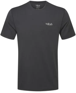 Rab T-Shirts & Baselayers-Mens Mantle Ridge Tee - Ebony