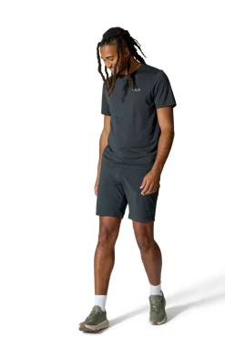 Rab T-Shirts & Baselayers-Mens Mantle Ridge Tee - Ebony