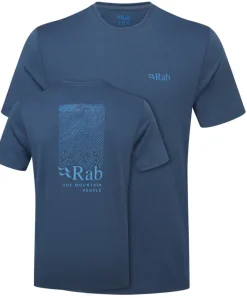 Rab T-Shirts & Baselayers-Mens Mantle Ridge Tee - Tempest Blue