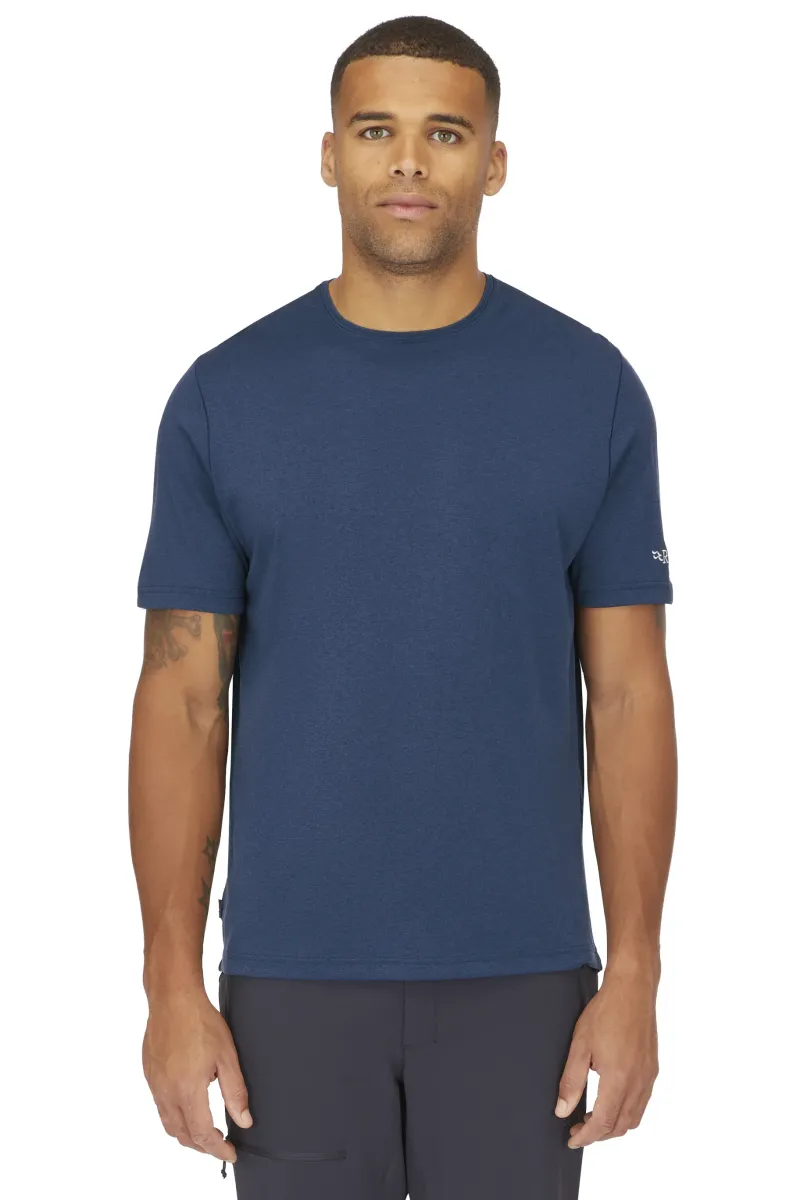 Rab T-Shirts & Baselayers-Mens Mantle Tee - Tempest Blue