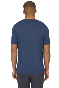 Rab T-Shirts & Baselayers-Mens Mantle Tee - Tempest Blue