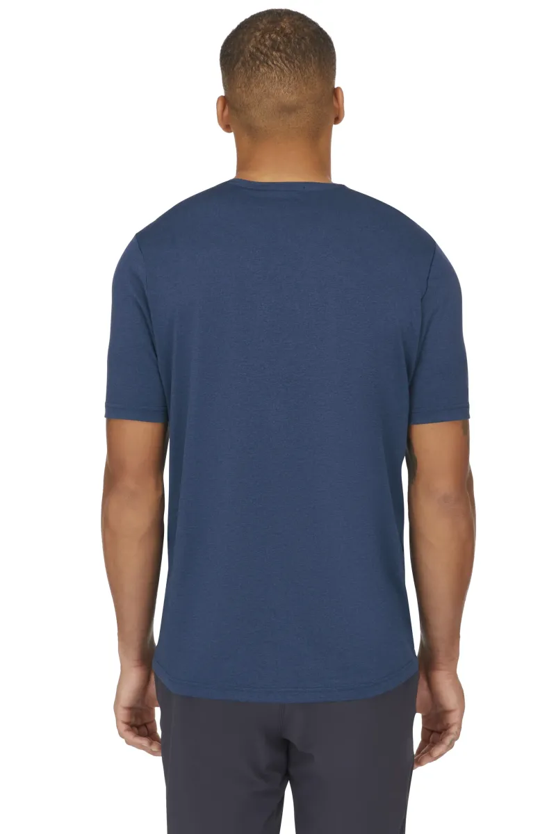 Rab T-Shirts & Baselayers-Mens Mantle Tee - Tempest Blue