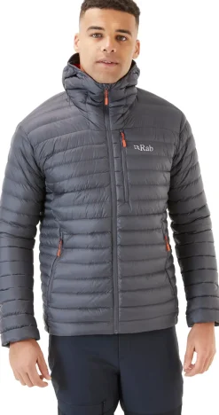 Rab Insulated Jackets-Mens Microlight Alpine Jacket - Graphene