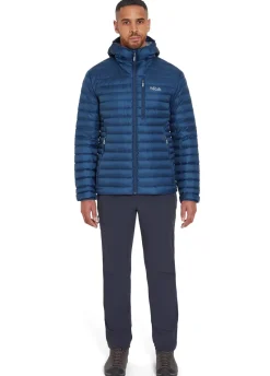 Rab Insulated Jackets-Mens Microlight Alpine Jacket - Tempest Blue