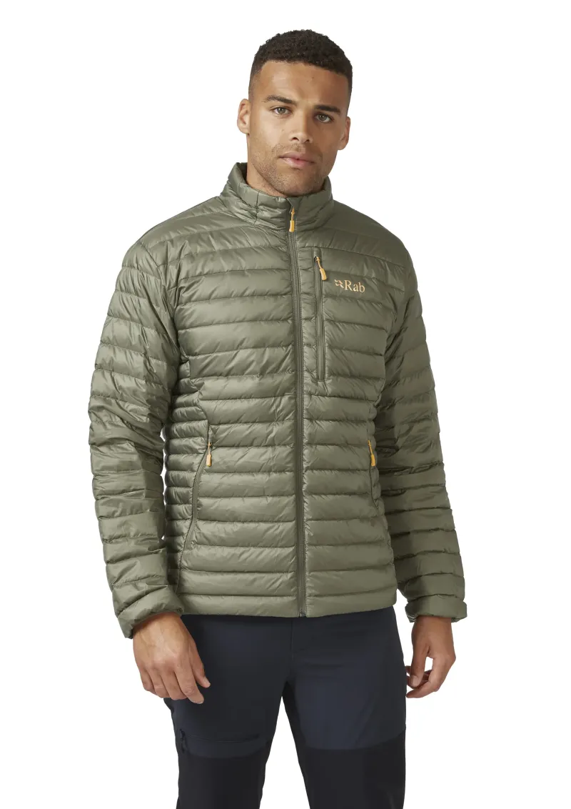Rab Insulated Jackets-Mens Microlight Jacket - Light Khaki