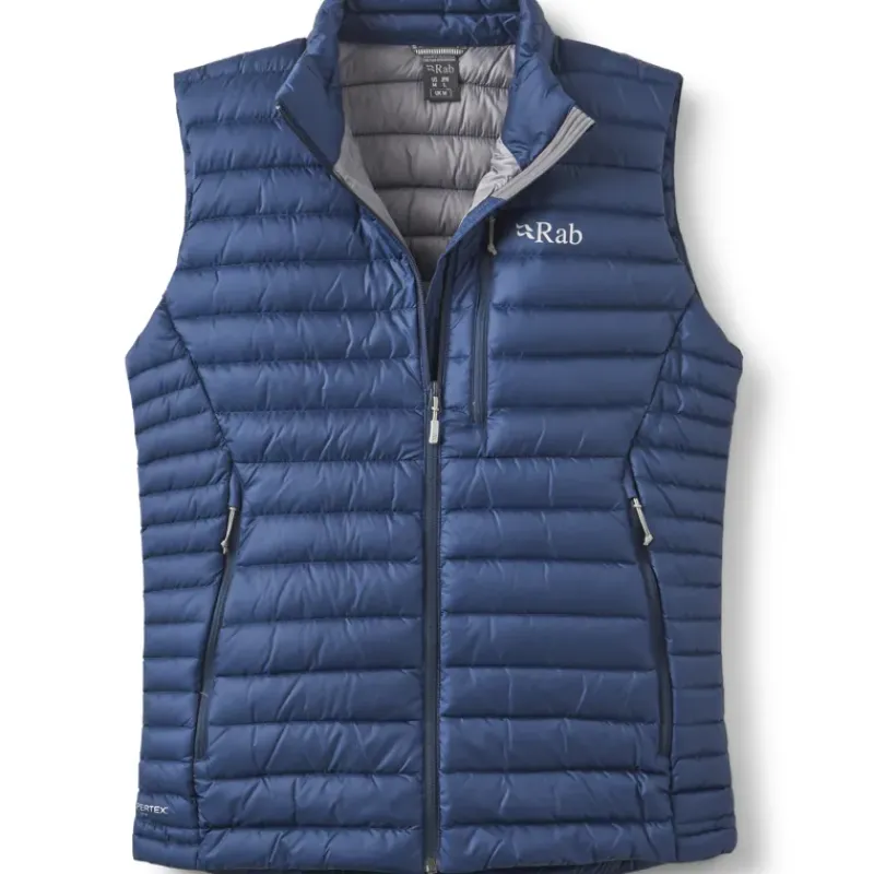 Rab Vests & Gilets-Mens Microlight Vest - Tempest Blue