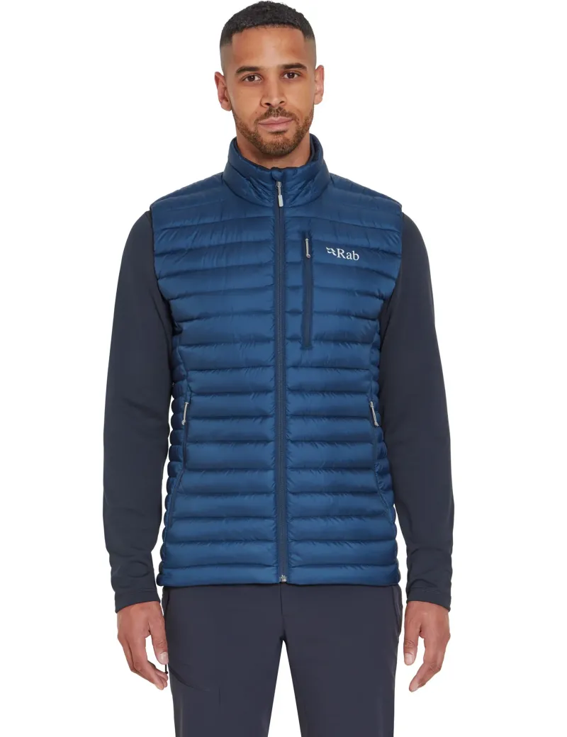 Rab Vests & Gilets-Mens Microlight Vest - Tempest Blue