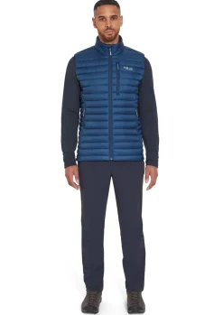 Rab Vests & Gilets-Mens Microlight Vest - Tempest Blue