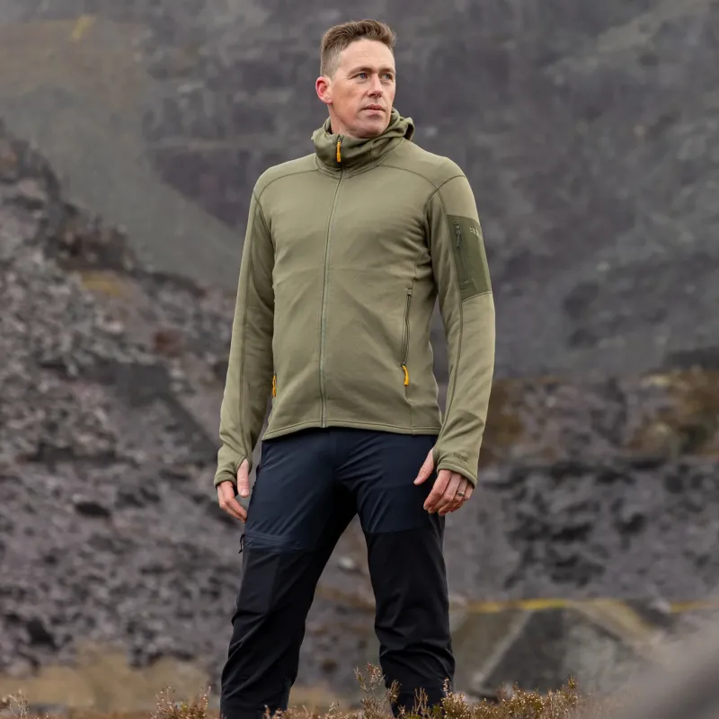 Rab Fleece & Mid Layer-Mens Modulus Hoody - Light Khaki