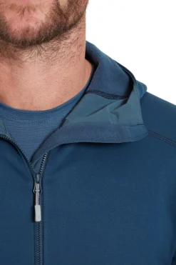 Rab Fleece & Mid Layer-Mens Modulus Hoody - Tempest Blue